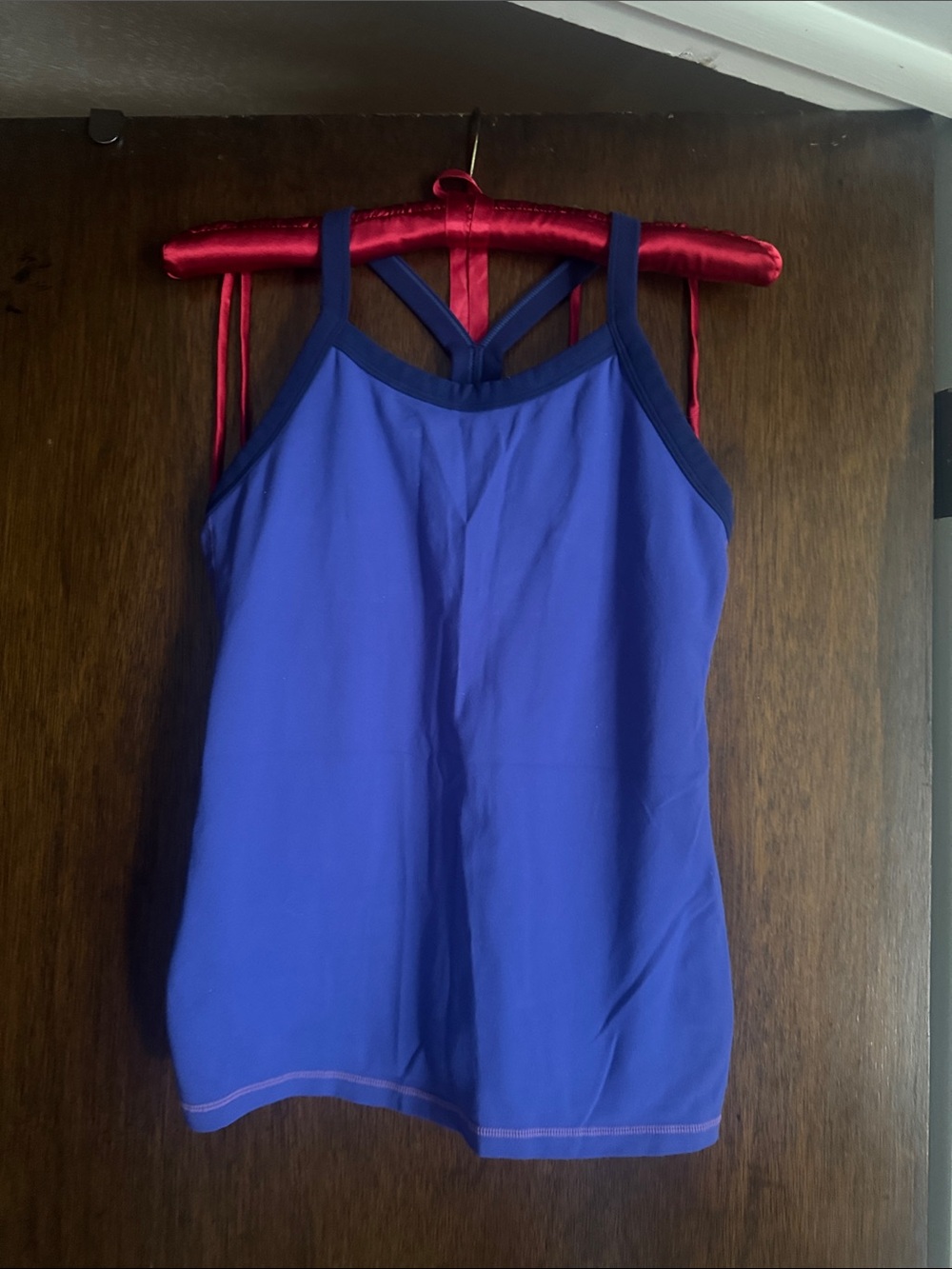 Lululemon Cobalt Blue Double-Strap Tank